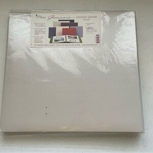 Mrs. Grossman's Favorite Albums 12" x 12" Scrapbook - Pearl Silver/Opal - NWT!